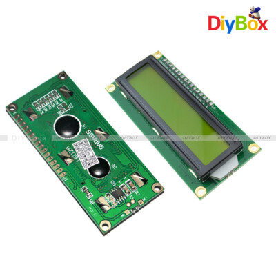 1/2/5/10x Yellow LCD1602 16x2 Zeichen Display Modue HD44780 Arduino Raspberry Pi
