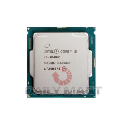 New In Box INTEL Core i5-8600K 3.6GHz LGA 1151 CPU