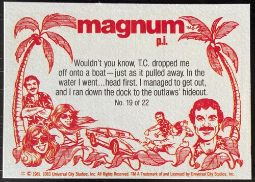 ( U SELECT CARDS ) 1983 Donruss Magnum P.I. Singlels 🔽 all photos on! - Picture 34 of 124