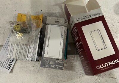 NEW Lutron MRF2-600M-SW Maestro RF Wireless Lighting Dimmer White 600W**SNOW**
