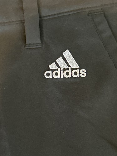 Adidas Golf Tapered Pants Men's 36x30 Black Grey Performance Pleated New GU2679 - Picture 3 of 7