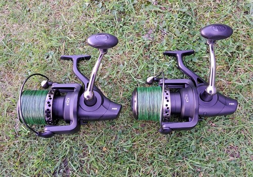 2 × Fox Stratos 12000E Angelrollen Karpfenrollen Weitwurf Karpfenangeln Fishing - Bild 10 von 11