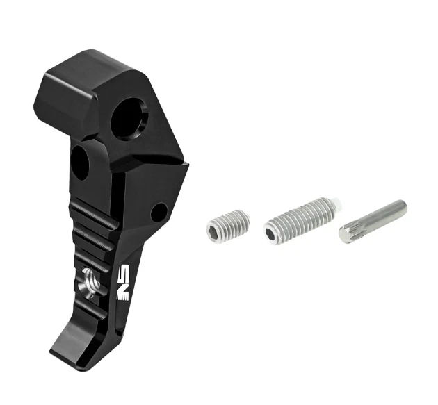 NEXXSPEED NS CNC Aluminum Adjustable Trigger (BLACK) - Action Army AAP-01/C