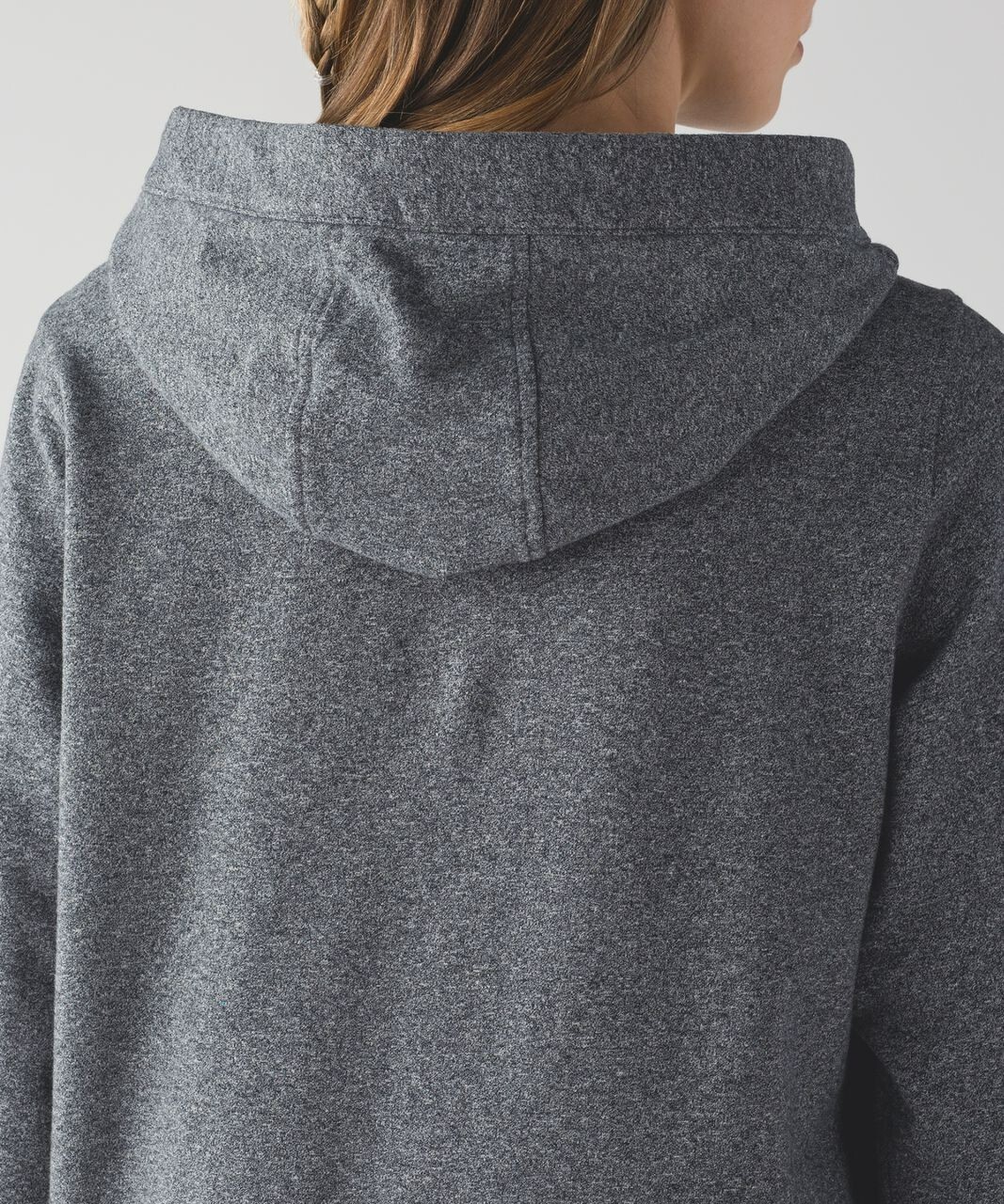 Lululemon Split Pullover Hooded Heathered Speckle… - image 4