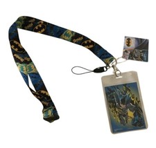Batman Logo Icons Lanyard Keychain ID Badge Holder