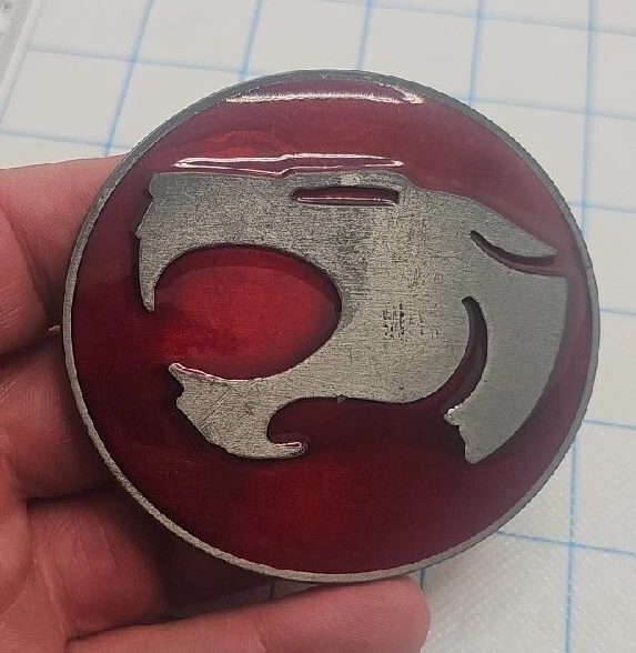 Hebilla de cinturón de metal con logotipo de Thundercats 2005 Warner Brothers  Foto 4 de 4