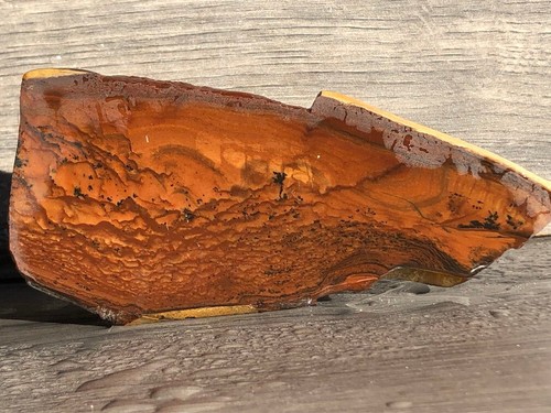 Polished Deschutes Picture Jasper Slab 5.6"x2.6" Lapidary Rough Slab Cabbing - Picture 6 of 10
