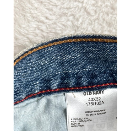 Old Navy Loose Jeans Relaxed Fit Denim Blue Jeans 40x32 - Picture 5 of 9