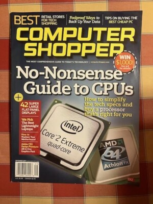 Computer Shopper - Sept 2007 - No-Nonsense Guide To CPUs! | eBay