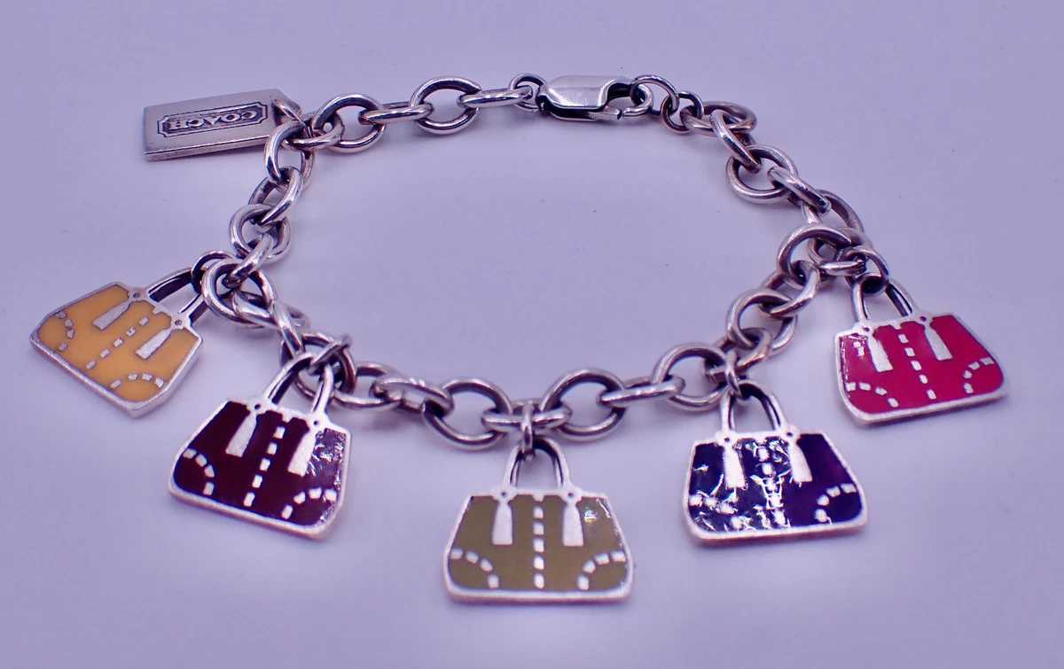Coach purse sales charm