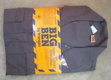 NOS VINTAGE USA BIG BEN BY WRANGLER POPLIN SHORT SLEEVED COVERALL X-LARGE BROWN