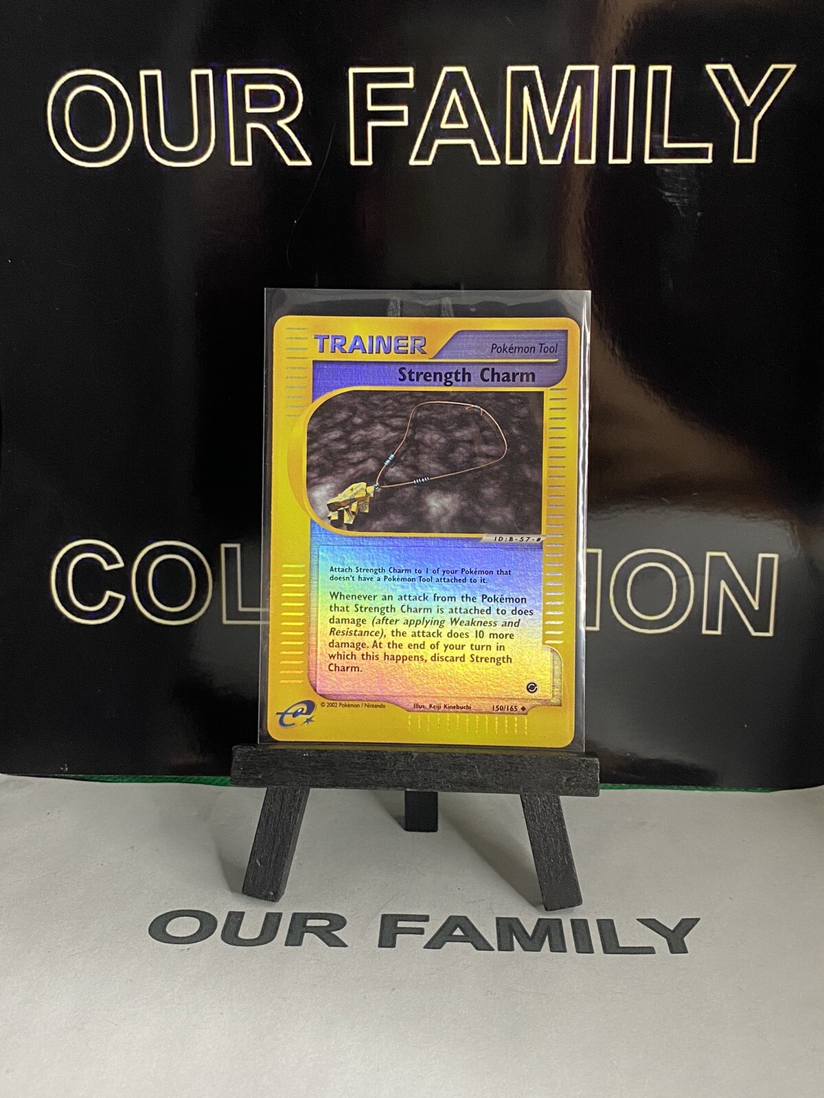 POKEMON STRENGTH CHARM 150/165 EXPEDITION BASE UNCOMMON REVERSE HOLO TRAINER NM