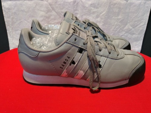 Adidas Samoa Camouflage Black & Grey Women Size 6 Athletic Shoes Retro Vintage - Picture 2 of 5