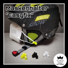 Maskenhalter Easyfix für Skihelm/Snowboardhe...