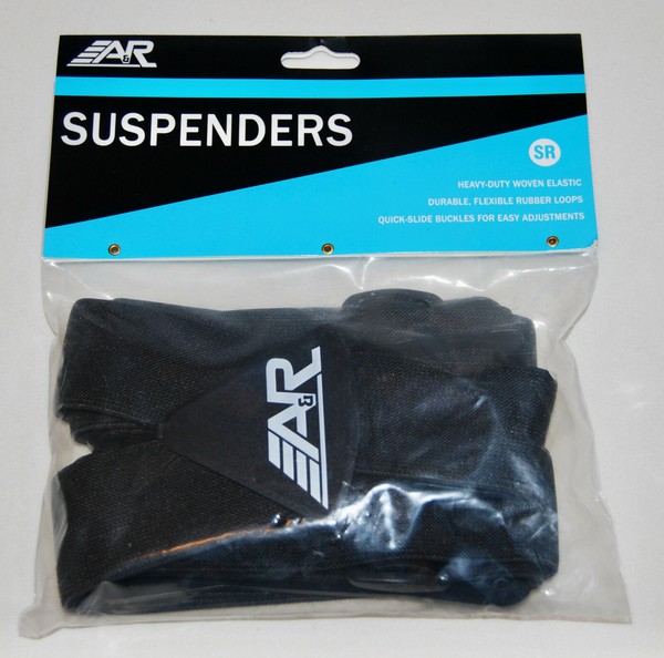 A&r Heavy Duty Pro Style Ice Hockey Suspenders Adjustable Senior 32