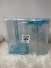 Airtight Food Storage Containers 2.5qt Two Sided Dry Food Storage Blue Set of 2