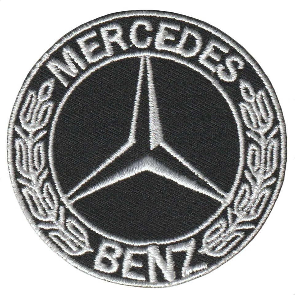 Wholesale Mercedes Benz Car Motorcycle Logo Size 2.7"x2.7" Sew Iron On Patches - Image 4 of 4