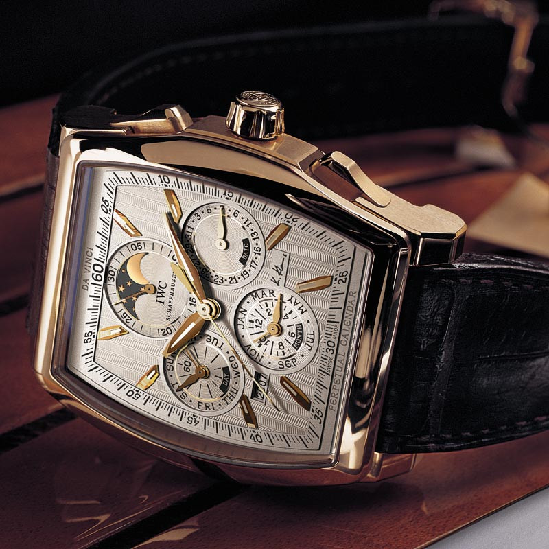 IWC Da Vinci Perpetual Calendar Chronograph Moonphase 18kt Rose