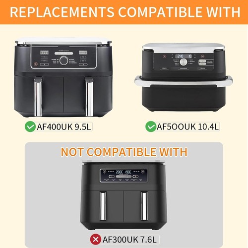 Air Fryer Grill Pan for Ninja AD350CO DZ401 Foodi 10 Quart 6 in 1 DualZone X.... - Picture 2 of 9