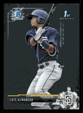 2017 Bowman #BCP8 Luis Almanzar Chrome Prospects