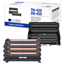 TN450 Toner DR420 Drum For Brother HL-2240 2270DW 2280DW MFC-7360N Printer lot