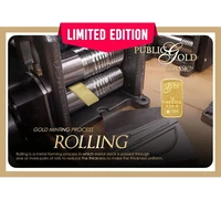 Gold Rolling Limited Gold Bar 1gram Au999.9 24K FreeShip