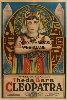 1920s CLEOPATRA LYRIC THEATER NEW YORK BROADWAY THEDA BARA GRAPHICS 12X18 POSTER