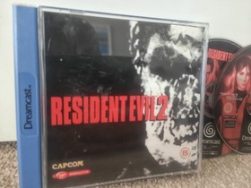 Resident Evil 2 Dreamcast Game 2-Disc Boxed Complete Set, Sega Capcom PAL