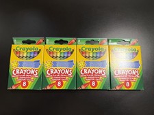 Crayola Colouring Crayons 52-3008 4 Pack of Mixed Colours 32 Piece Bundle - NEW