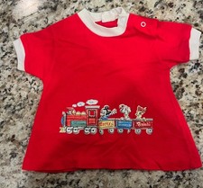 Walt Disney Penneys Toddletime 1959 Vintage Red Top Outfit Sz 1 Bambi, Mickey