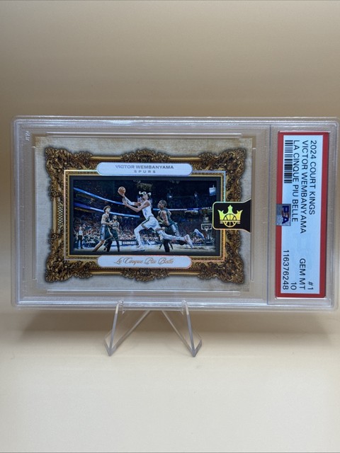 PSA 10 Panini Court Kings Victor Wembanyama Le Cinque Piu Belle SSP Case Hit 🤯