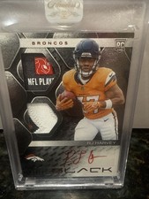 2025 Panini Black - Rookie Patch Autographs RJ Harvey #RKPA-RHY /20