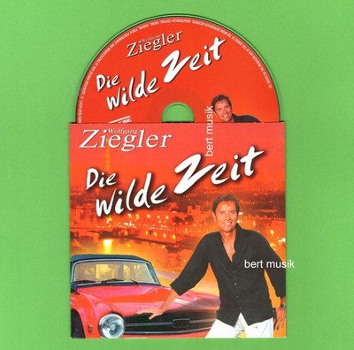 WILDE ZEIT Wolfgang Ziegler PROMO CD   Ostrock DDR Gruppe WIR Amiga PUHDYS Silly