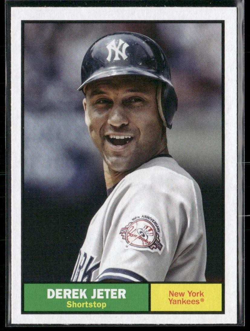 2024 Topps Archives #55 Derek Jeter Yellow Foilboard