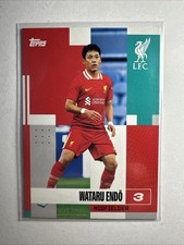 2024-25 Topps Liverpool Team Set - WATARU ENDO Static Parallel #14