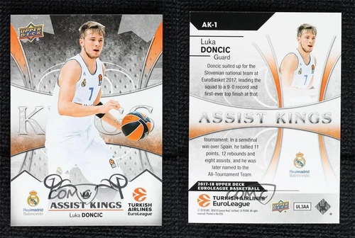 2017-18 Upper Deck Euroleague Assist Kings Luka Doncic #AK-1
