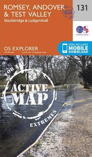 Romsey, Andover & Test Valley Map | Weatherproof | Stockbridge & Ludgershall | Ordnance Survey | OS Explorer Active Map 131 | England | Walks | Hiking | Maps | Adventure - Image 2