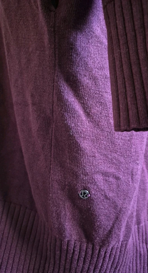 LULULEMON Womens XL Softer Still Dress Touch Of Cashmere Maroon Size $148 - Image 3 of 4