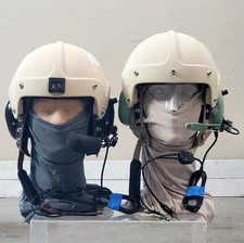 K10 Flight Helmet, Pilot Helmet, David and Clark, HGU-84 ANVIS Mount, LPBP Mount