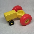Vintage Fisher Price little people yellow/red farm tractor