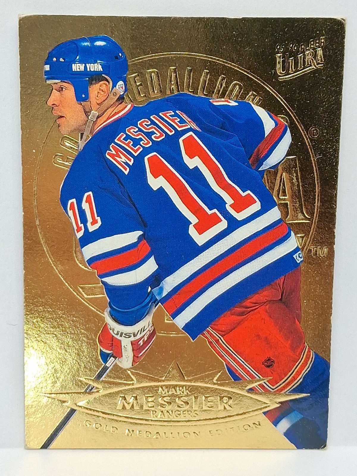 1995-96 Fleer Ultra - Mark Messier #105 Gold Medallion Edition (O7)