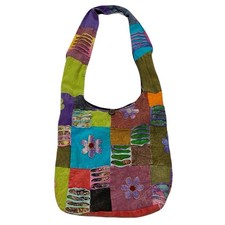 Original Collections Boho Crossbody Bag Floral Patchwork Embroidered Hippie
