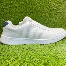Cole Haan Grand Crosscourt Mens Size 13 White Blue Casual Leather Shoes Sneakers
