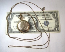 Estate Antique Private Label Gold Filled Hunting Case Pendant Watch ETC10912