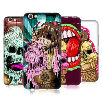 HEAD CASE DESIGNS ICE CREAM SKULL SOFT GEL CASE FOR OPPO PHONES