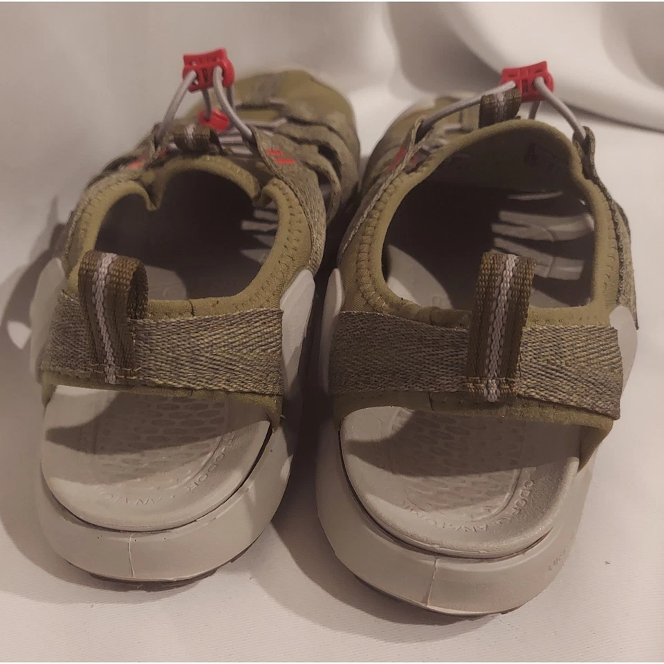Мужские легкие спортивные сандалии KEEN CNX 2 оливково-зеленые с закрытым носком размер 13 - Изображение 3 из 4