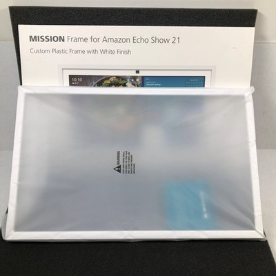 Mission Made for Amazon Echo Show 21 Frame - White