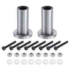 LMF20LUU Linear Ball Bearings 20x32x79mm Round Flange for CNC 3D Printer 2pcs