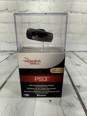 Rocketfish RF-GPS31126 PS3 Wireless Gaming Headset Noise-Canceling Bluetooth Ear