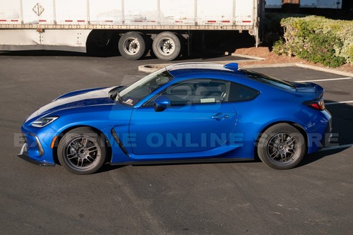 Kit de faldas laterales divisorias delanteras negras mate estilo JDM CS para Subaru BRZ JDM CS de 22 unidades - Imagen 10 de 24